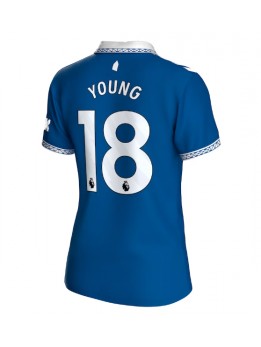 Ženski Nogometna dresi replika Everton Ashley Young #18 Domači 2023-24 Kratek rokav